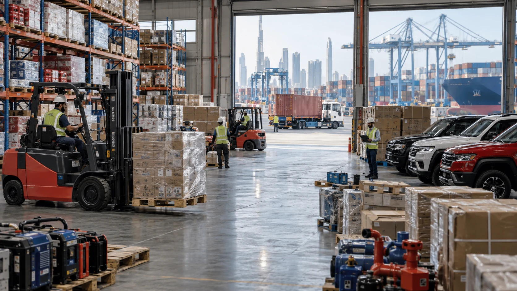 General trading — relevant cargo, facilities and operations